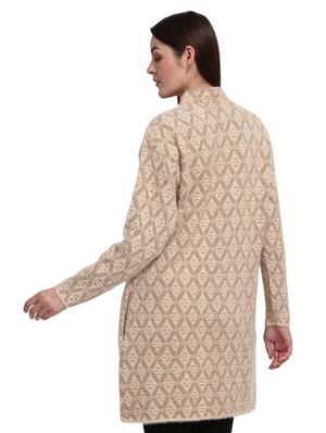 button up wool cardigan - 18688014 - Standard Image - 3