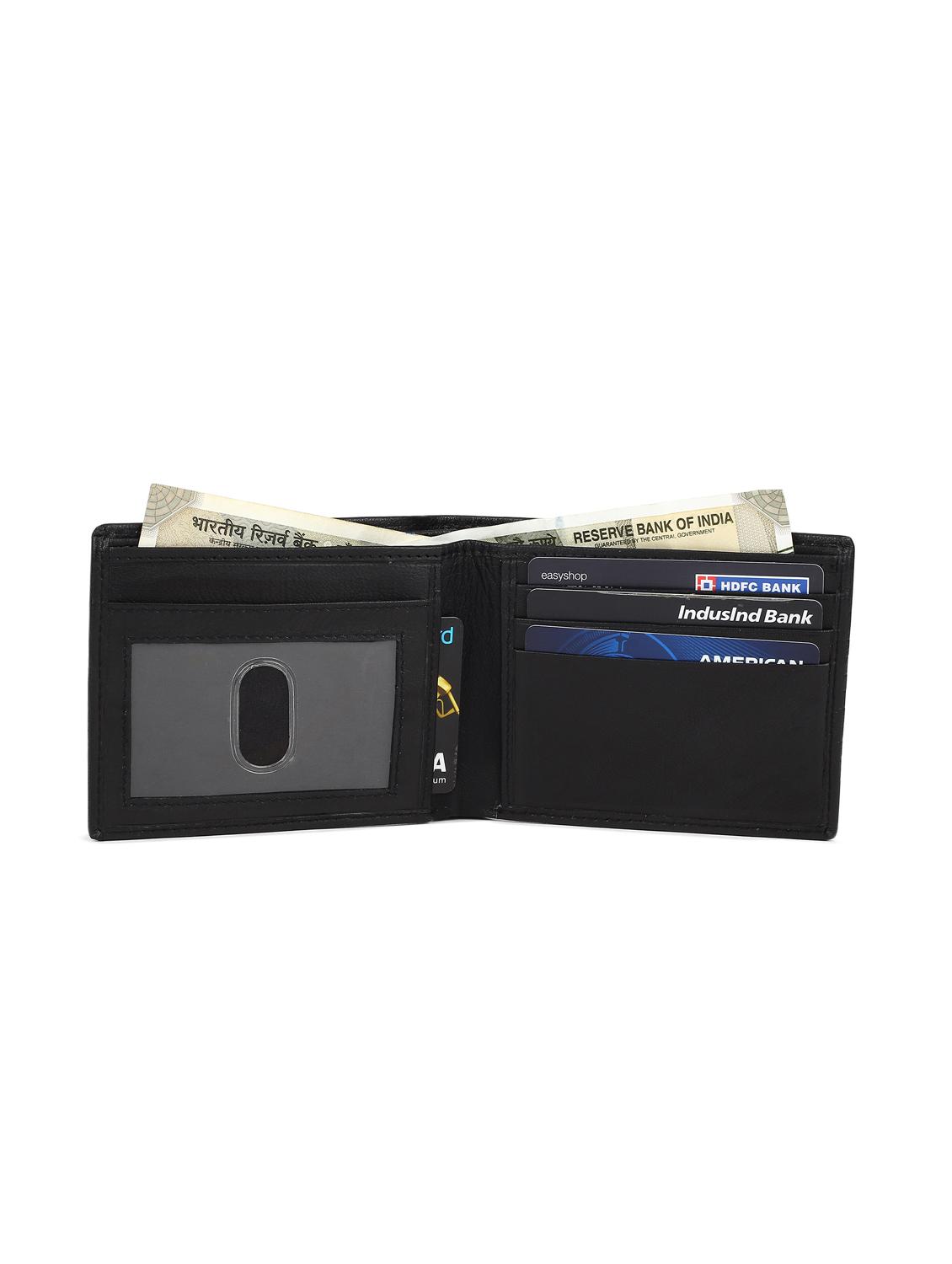 black leather wallet - 18700307 - Zoom Image - 4