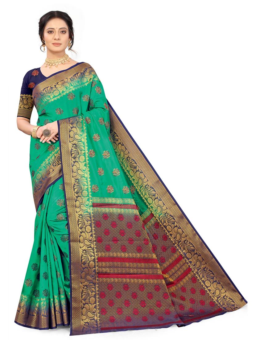 women's banarasi saree with blouse