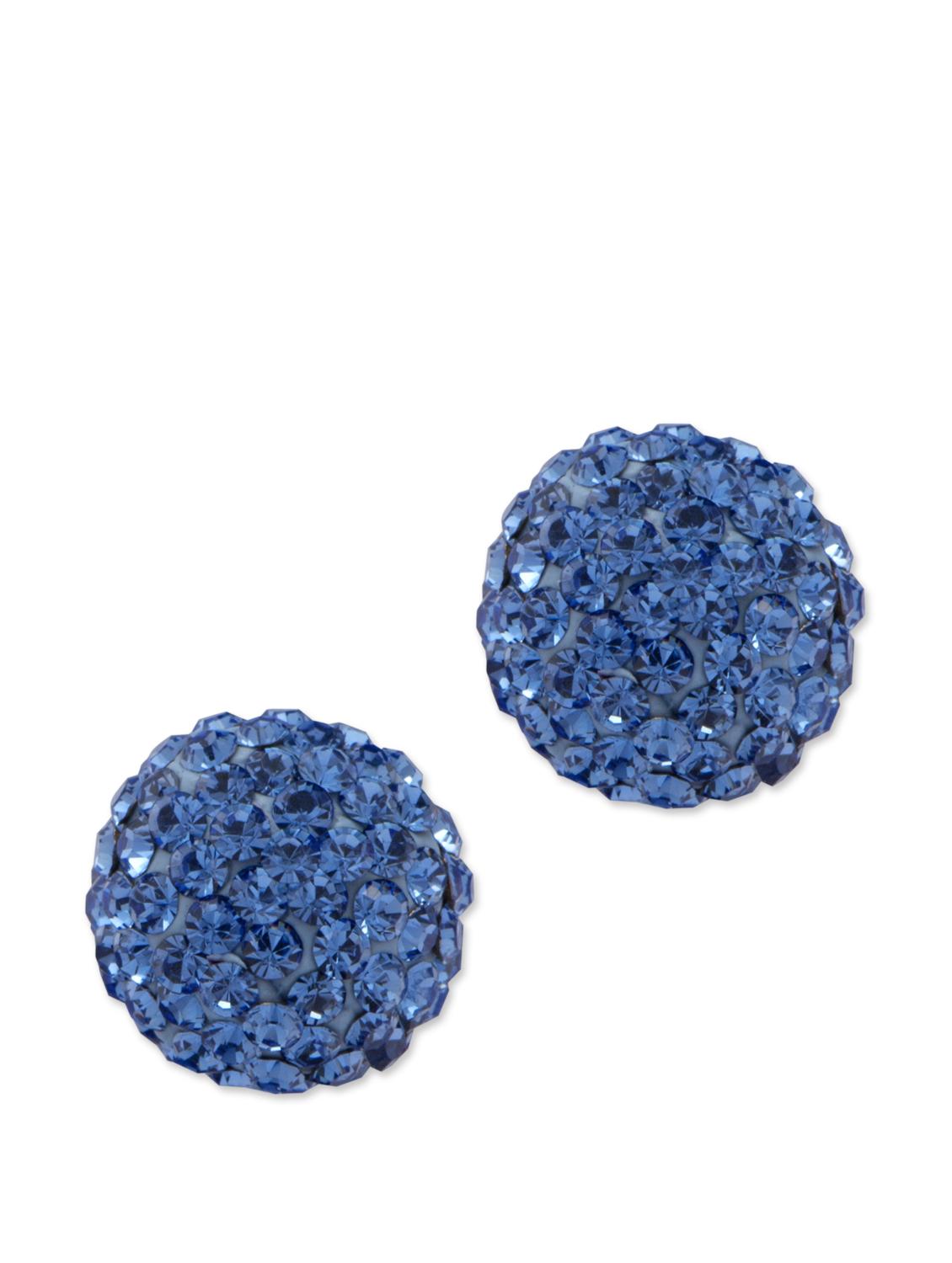 elegant blue round studs - 28283 - Zoom Image - 1