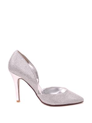 Stylish Silver Pumps - 28706 - Standard Image - 2