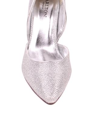 Stylish Silver Pumps - 28706 - Standard Image - 6