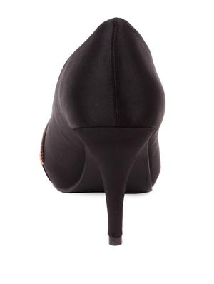 Elegant Black Peep Toes - 28707 - Standard Image - 3