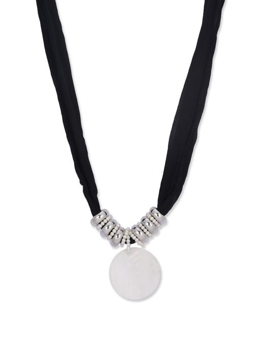 Pearl Infused Scarf Cum Necklace - 32767 - Very Small Image - 1