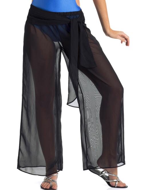 black palazzo pants - 38165 - Very Small Image - 1