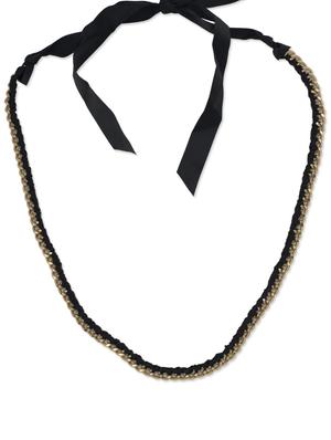 fabric black gold chain - 40354 - Standard Image - 2