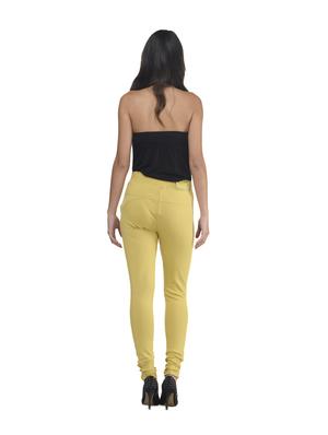 Trendy Mustard Yellow Jeggings - 40457 - Standard Image - 3