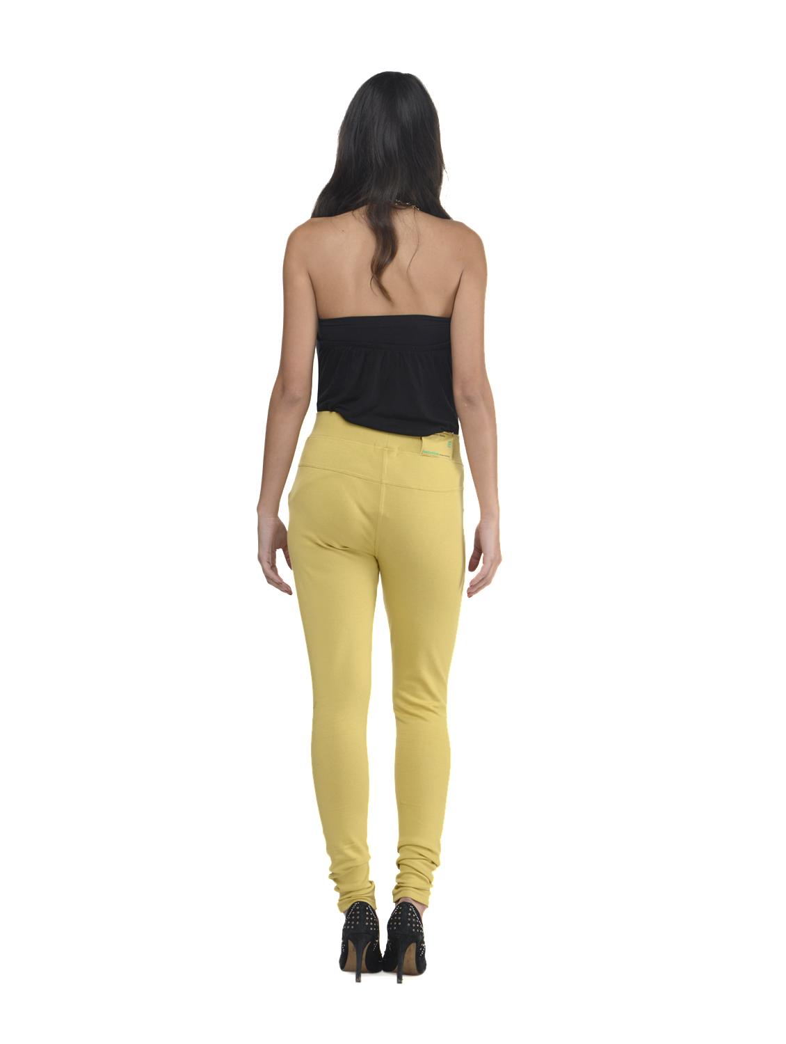 Trendy Mustard Yellow Jeggings - 40457 - Zoom Image - 3