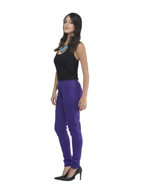 Stylish Purple Jeggings - 40462 - Standard Image - 4