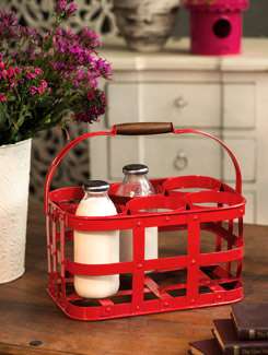 Racy Red 6 Bottle Caddy - Elan