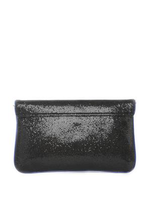 Black Sequin Clutch with Blue Piping - 47788 - Standard Image - 2
