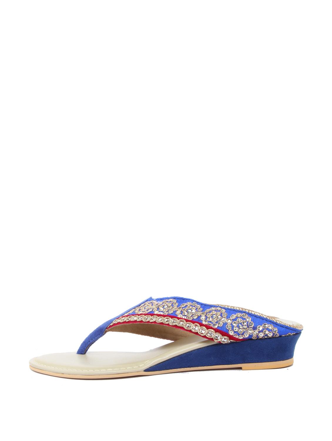 desi girl gota work wedges - 47865 - Zoom Image - 2