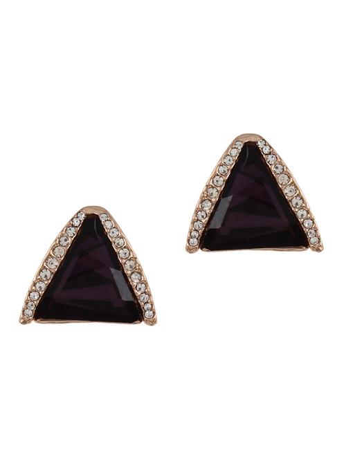 Wine Stone Earrings With Studs - 49700 -  Standard Image - 0