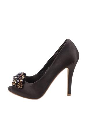 Stilettoes With Peep Toe Embellishment - 50225 - Standard Image - 2