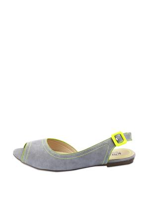 grey and yellow peep toes - 50966 - Standard Image - 2