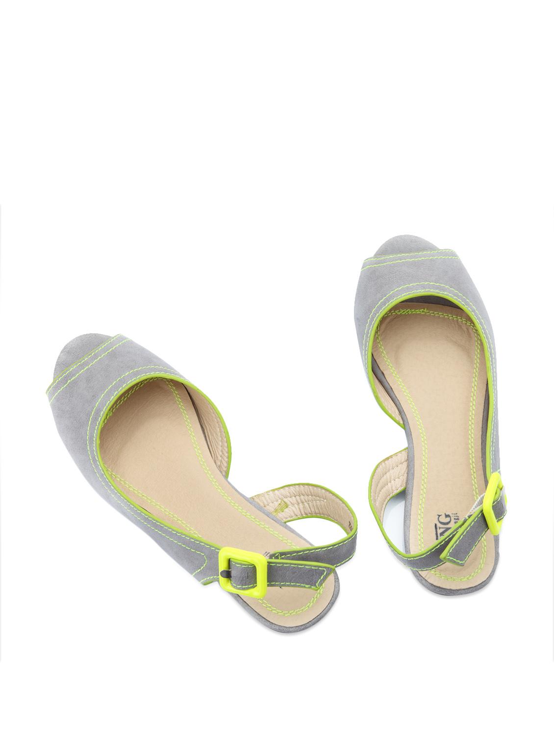 grey and yellow peep toes - 50966 - Zoom Image - 4