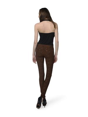 Stylish Brown & Black Printed Tights - 51231 - Standard Image - 4