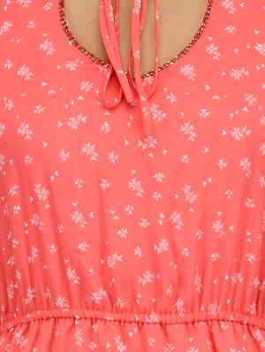 Trendy Orange Dress - 54024 - Standard Image - 4