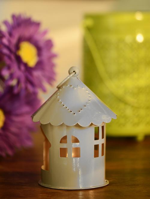 bird cage shaped t-light holder- beige - 54776 - Very Small Image - 1