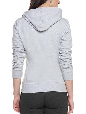 hooded neck typographic sweatshirt - 62448 - Standard Image - 3