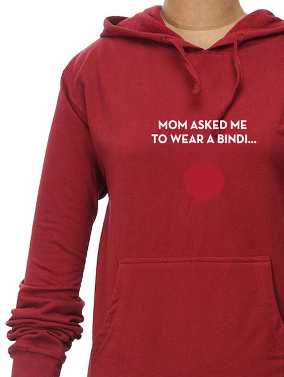 catchy phrase red hooded sweatshirt - 62453 - Zoom Image - 4