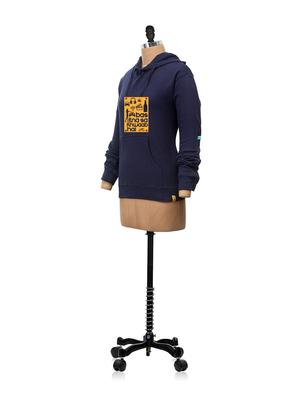 hooded neck printed sweatshirt - 62544 - Standard Image - 2