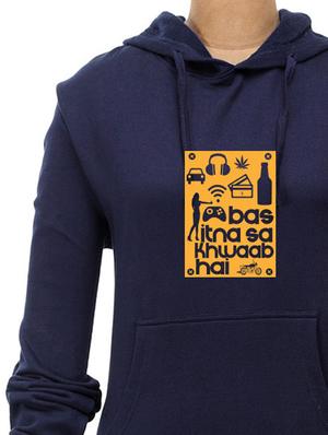 hooded neck printed sweatshirt - 62544 - Standard Image - 4