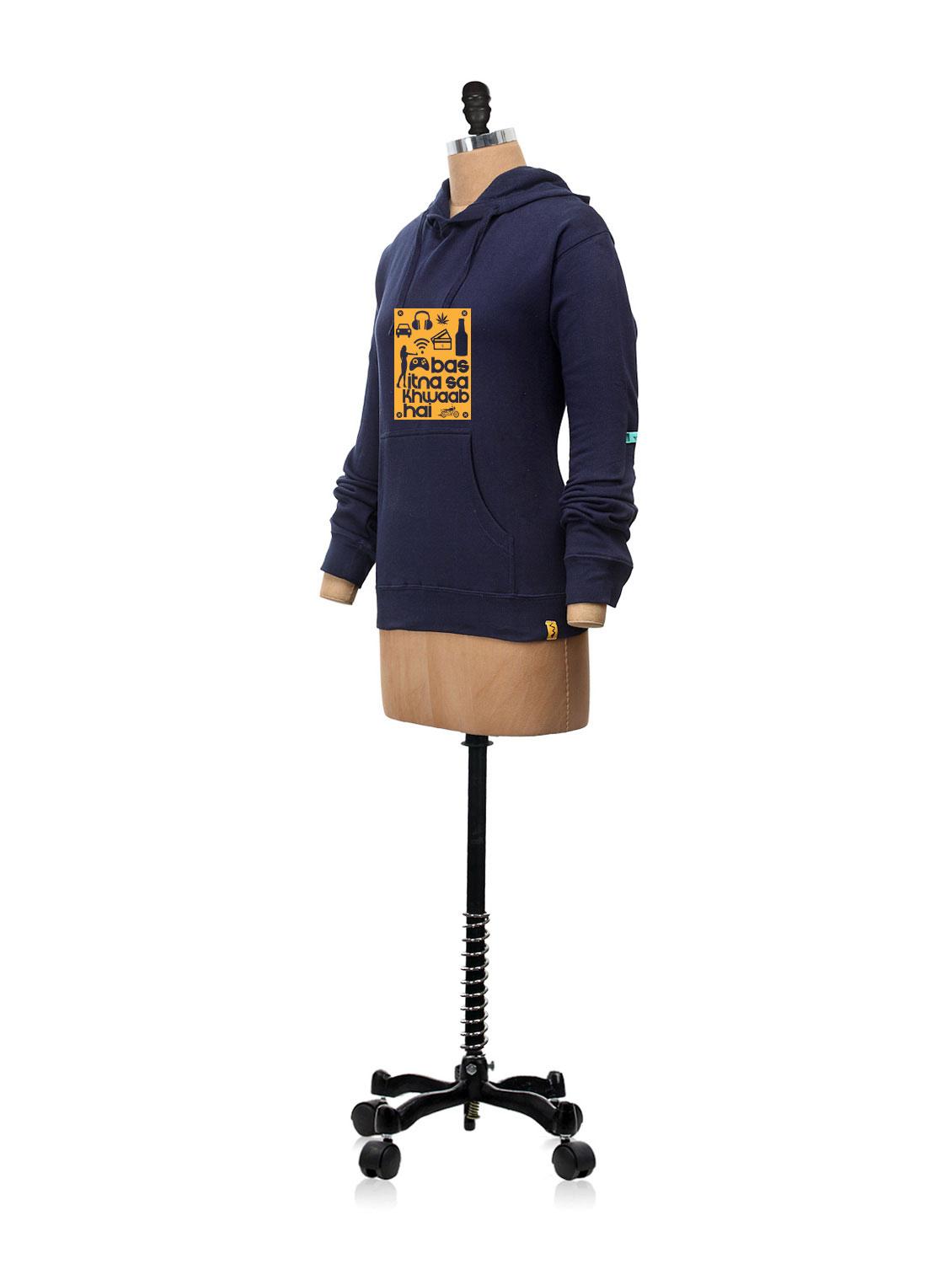 hooded neck printed sweatshirt - 62544 - Zoom Image - 2