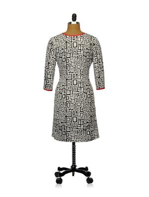 white cotton straight kurta - 63567 - Standard Image - 3