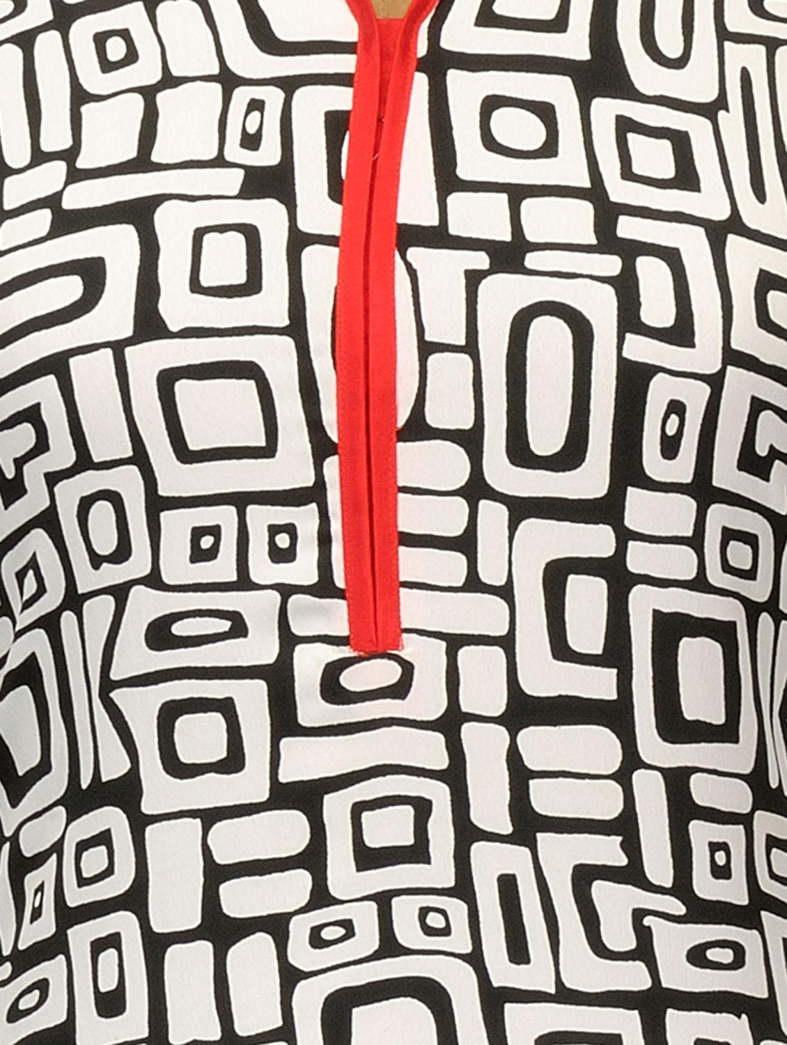 white cotton straight kurta - 63567 - Zoom Image - 4