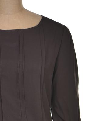 Brown Peplum Top - 66317 - Standard Image - 4