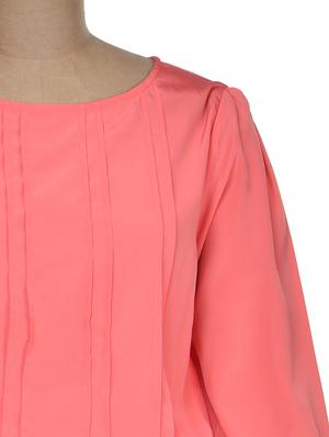 Pink Peplum Top - 66318 - Standard Image - 4