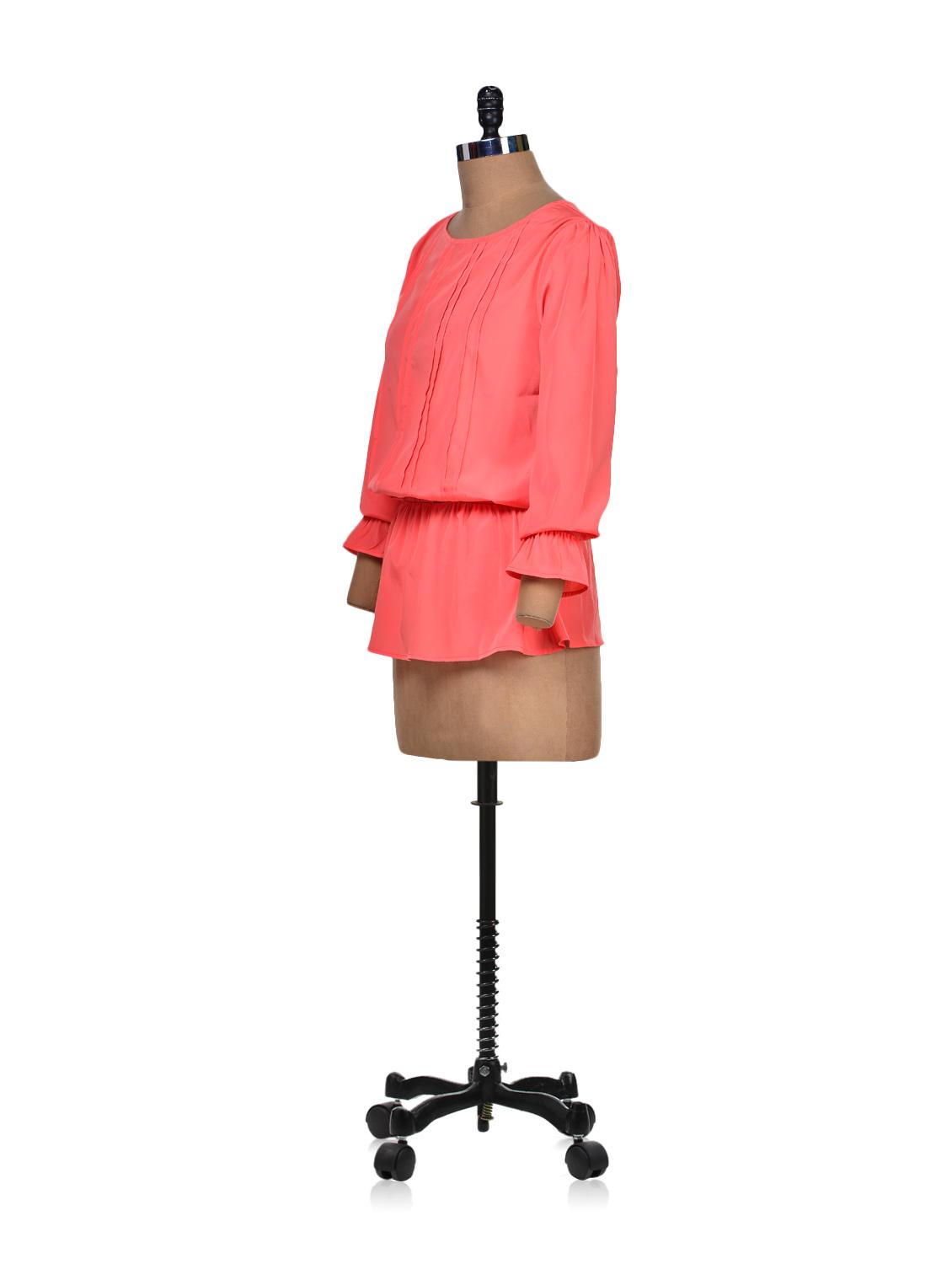 Pink Peplum Top - 66318 - Zoom Image - 2