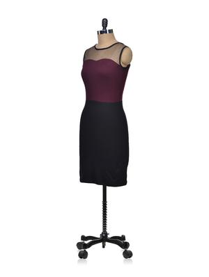 contrast detail sheath dress - 68957 - Standard Image - 2