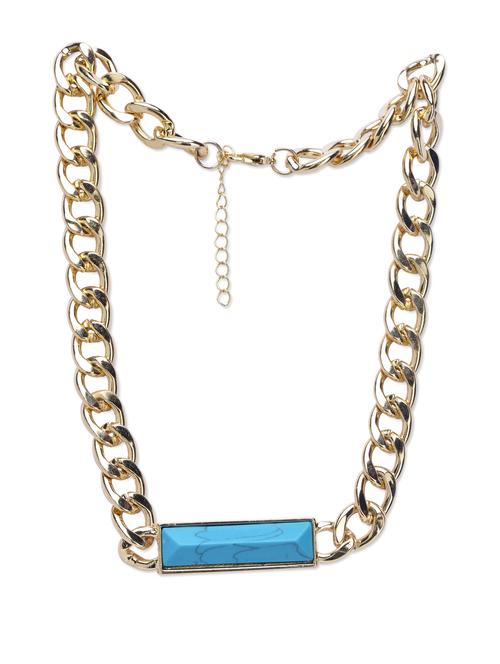 Turquoise Gold Dust Necklace - 70454 -  Standard Image - 0