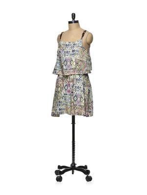 Printed Cotton Dress - 77529 - Standard Image - 2