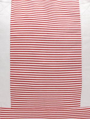 stylish pink and white striped tote - 863655 - Standard Image - 4