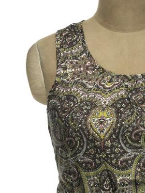 multi-colored printed dress - 88590 - Standard Image - 4