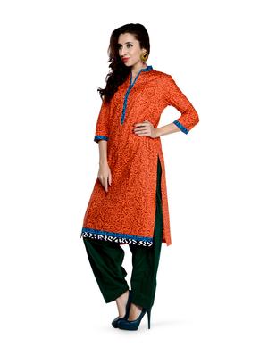 bottle green solid salwar - 892370 - Standard Image - 3
