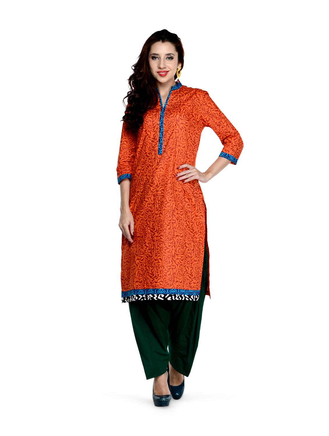 bottle green solid salwar - 892370 - Zoom Image - 2