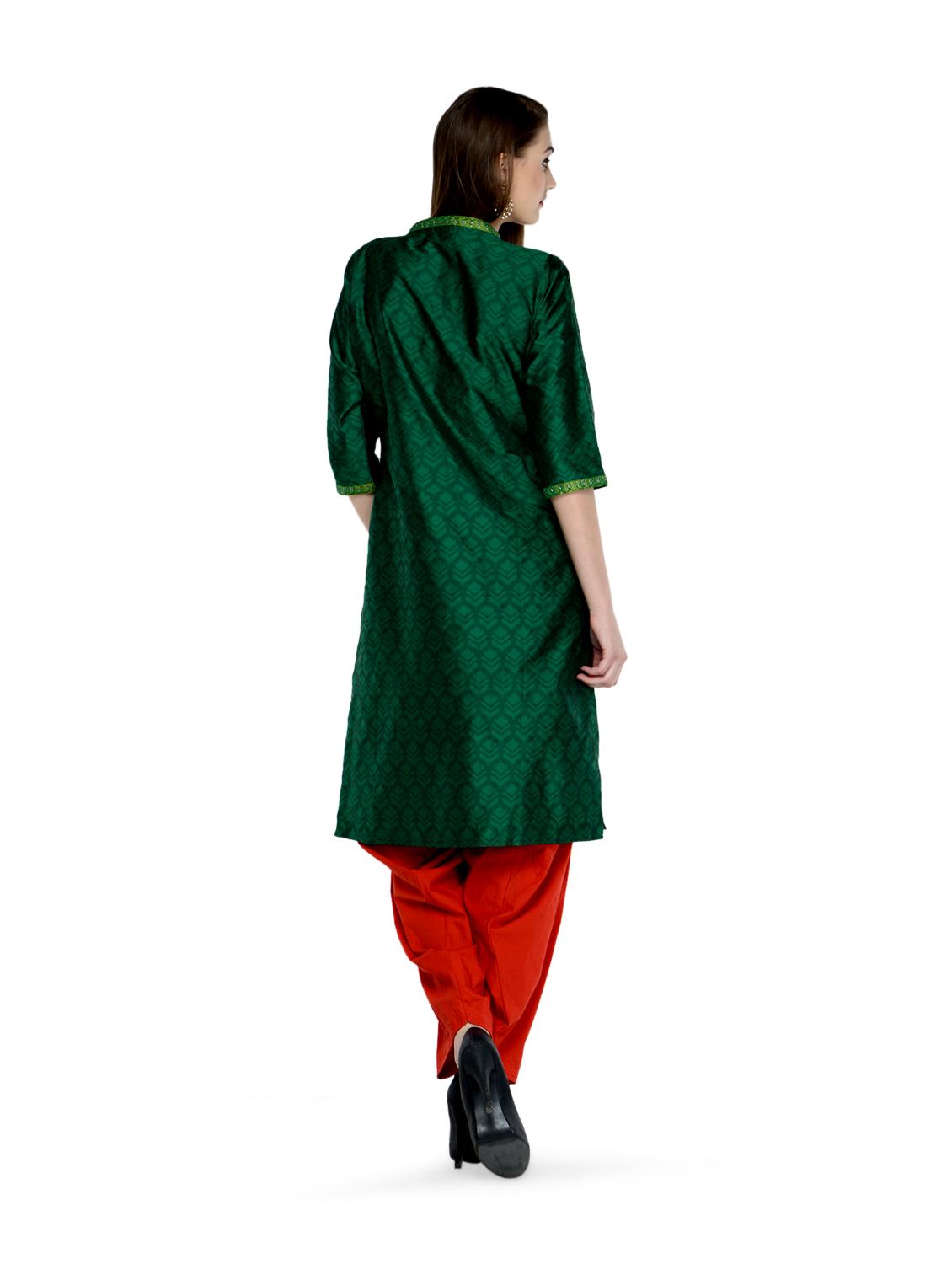 apple red cotton patiala salwar - 892378 - Zoom Image - 4
