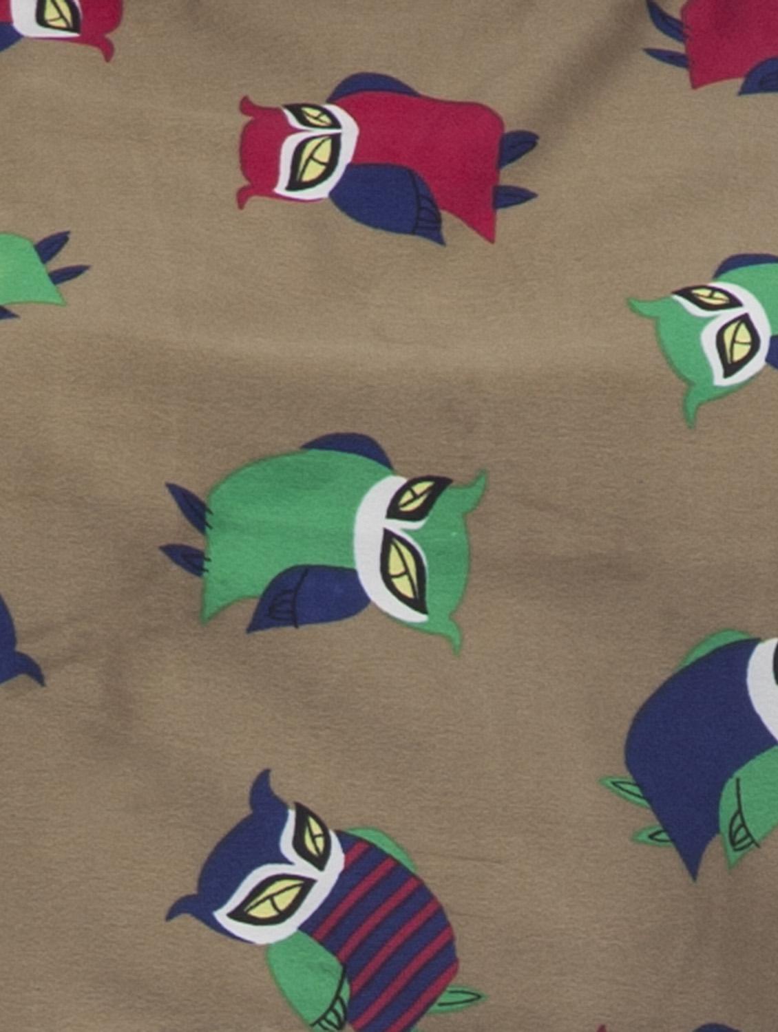 beige owl print pants - 894335 - Zoom Image - 4