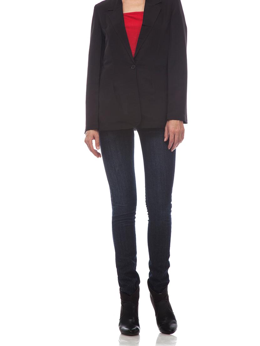 black poly crepe formal blazer - 894347 - Zoom Image - 4