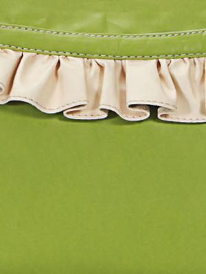 green leatherette handbag - 899180 - Standard Image - 4