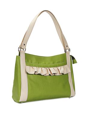 green leatherette handbag - 899180 - Standard Image - 5