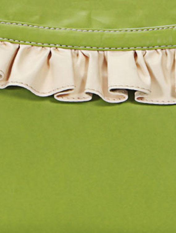 green leatherette handbag - 899180 - Zoom Image - 4