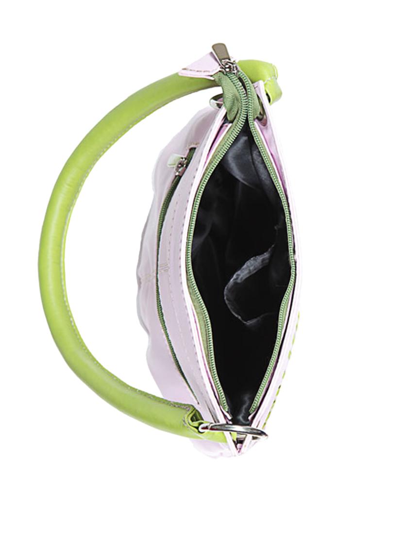 pink leatherette handbag - 899198 - Zoom Image - 3