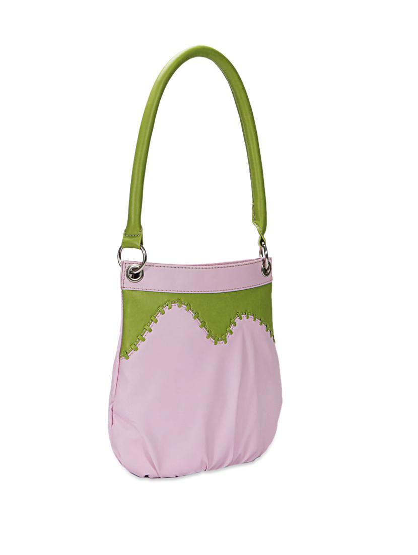 pink leatherette handbag - 899198 - Zoom Image - 5