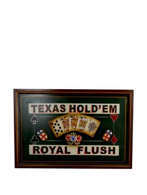 texas hold 'em' 3d wall sign - 902620 - Standard Image - 2