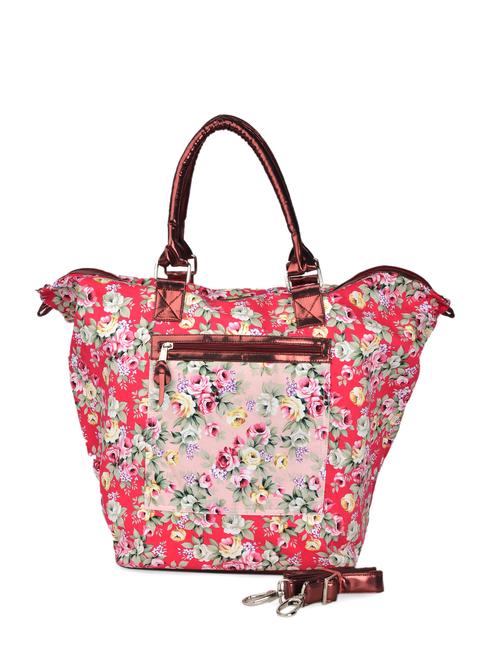 red floral print tote bag - 905471 - Standard Image - 1